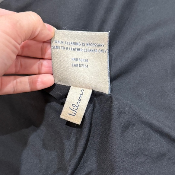 VTG Wilson’s Distressed Leather Biker Jacket Men’s Medium M Brown Moto Classic - Picture 10 of 12